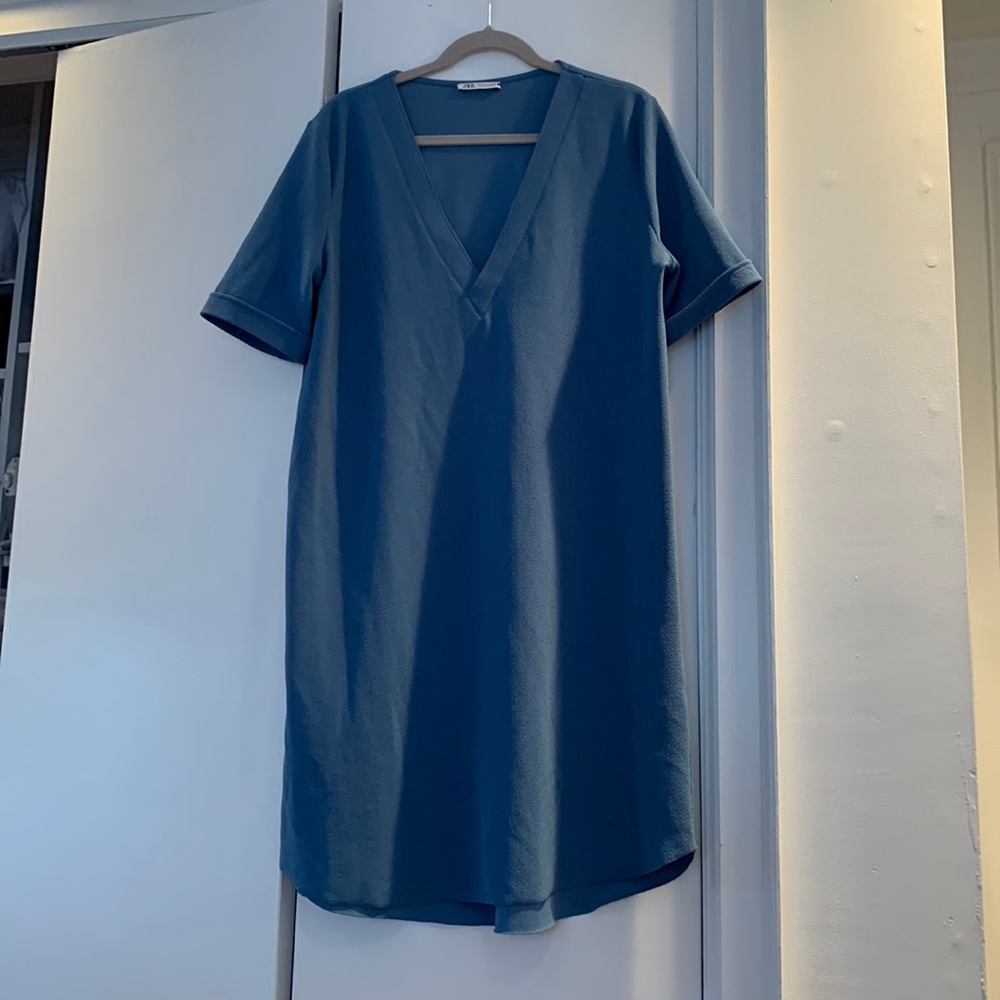 Zara shirt dress sz L